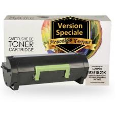 Réusinée LEXMARK 60F1X00 (601X) Certifiée Prestige Toner