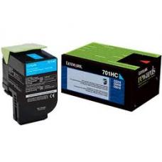 Original Lexmark 70C1HC0 Toner Cyan (3K)