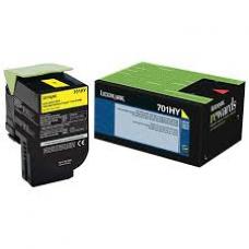 Original Lexmark 70C1HY0 Toner Jaune (3K)