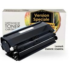 Réusinée LEXMARK E26x, E36x, E46x 3.5K Prestige Toner