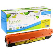 Recyclée HP CE742A Toner Jaune Fuzion (HD)